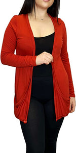 Load image into Gallery viewer, Ladies Long Sleeve Pocket Cardigan Womens Top Sizes 8-14