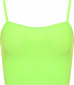 Load image into Gallery viewer, Womens Strappy Sleeveless Ladies Bralet Crop Stretch Vest Top - 8-14