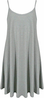 Load image into Gallery viewer, Plus Size Womens Printed Strappy Sleeveless Ladies Mini Dress Vest Top