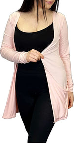 Load image into Gallery viewer, Ladies Long Sleeve Pocket Cardigan Womens Top Sizes 16-26