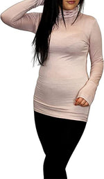 Load image into Gallery viewer, Ladies Polo Roll Neck Long Sleeve Turtle Neck Plain Jumpers for Women Top Womens Ladies New Plain Turtle Polo Roll Neck Long Sleeve Stretch Jumper T-Shirt Tee Top 8-14