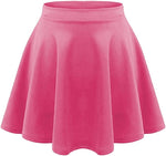 Load image into Gallery viewer, LUXE DIVA Girls Skater Skirt Flared High Waisted Flippy Stretch Mini Tutu Fancy School Skirts 5-14 Years