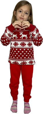 Load image into Gallery viewer, Children's Kids Girls Boys Snowflake Christmas Jumper