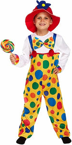 Load image into Gallery viewer, Kids Girls Boys Spotty Clown Trousers Fancy Dress Costume Childrens Book Day All Ages