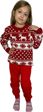 Load image into Gallery viewer, Children's Kids Girls Boys Snowflake Christmas Jumper