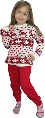 Load image into Gallery viewer, Children's Kids Girls Boys Snowflake Christmas Jumper