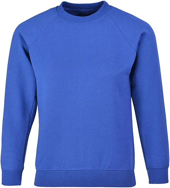 Kids Sweatshirt Boys and Girls Pullover Jumper Unisex Long Sleeve T-Shirts Tops Spring Autumn Solid Color Casual Sweater for 3-15 Years