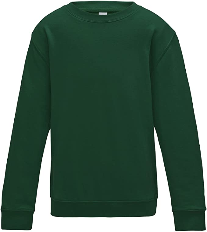 Kids Sweatshirt Boys and Girls Pullover Jumper Unisex Long Sleeve T-Shirts Tops Spring Autumn Solid Color Casual Sweater for 3-15 Years