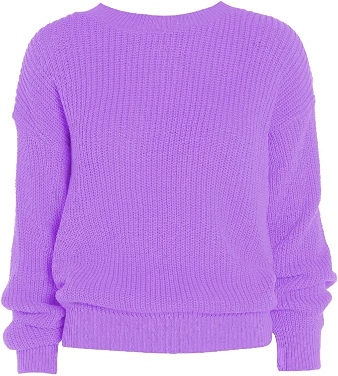 Womens Oversized Chunky Baggy Jumper Knitted Sweater Top 16-26