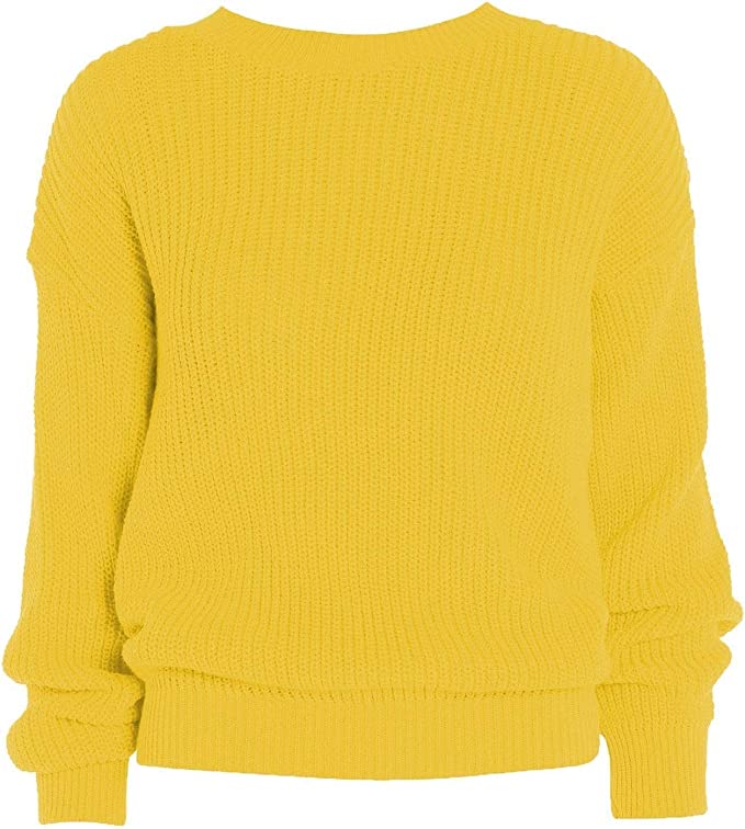 Womens Oversized Chunky Baggy Jumper Knitted Sweater Top 16-26
