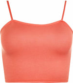 Load image into Gallery viewer, Womens Strappy Sleeveless Ladies Bralet Crop Stretch Vest Top - 8-14