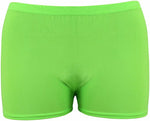 Load image into Gallery viewer, Kids Microfiber HOT Pants Girls Knickers Lycra Dance Shorts Gym NEON Party Dress Costume 5-12 Years of Age