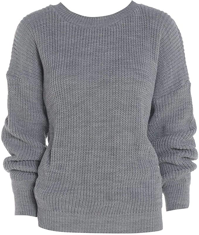Womens Oversized Chunky Baggy Jumper Knitted Sweater Top 16-26
