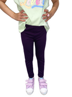 Load image into Gallery viewer, Girls Plain Legging Full Length Kids Children Teen Basic Stretchy Full Length Ages  5 6 7 8 9 10 11 12 13 Dance Stretch Teen 20+ Colours