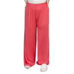 Load image into Gallery viewer, LUXE DIVA Ladies Palazzo Wide Leg Flared Elasticated Stretch Plus Size Plain Trousers 8-26
