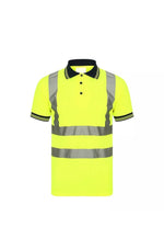 Load image into Gallery viewer, LUXEDIVA Mens HI Viz Polo T-Shirt Top Size S to 2XL

