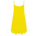 Load image into Gallery viewer, LUXEDIVA Women&#39;s Plain Cami Stretchy Flared Ladies Swing, Mini Dress Long Vest Top 8-22 Casual Soft Womenswear Comfortable Fashion Style Summer Casual Wear
