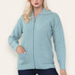 LUXE DIVA Womens Collar Zip Cable Knit Cardigan Ladies Long Sleeve Pullover Pocket Jumper