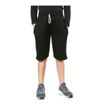 Load image into Gallery viewer, LUXE DIVA Unisex Kids PE School Sports Shorts with Pockets – Boys Girls Fleece Gym Running Football Cycling Shorts with Drawstring – Indoor Outdoor Summer Athletic
