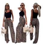 Load image into Gallery viewer, LUXE DIVA Ladies Leopard Animal Print High Waist Bottoms Pants
