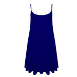 Load image into Gallery viewer, LUXEDIVA Women&#39;s Plain Cami Stretchy Flared Ladies Swing, Mini Dress Long Vest Top 8-22 Casual Soft Womenswear Comfortable Fashion Style Summer Casual Wear
