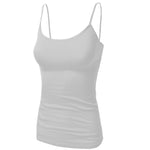 Load image into Gallery viewer, WOMENS CAMI TUNIC DRESS BODYCON LADIES MINI SUMMER STRAPPY PLAIN VEST TOP
