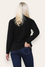 Load image into Gallery viewer, LUXE DIVA Womens Collar Zip Cable Knit Cardigan Ladies Long Sleeve Pullover Pocket Jumper
