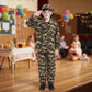 LUXE DIVA Boys Army Costume, Military Camouflage Soldier Uniform Fancy Dress Outfit for Kids