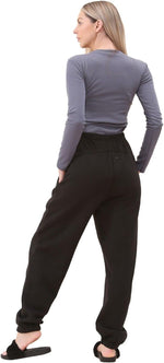 Load image into Gallery viewer, Women&#39;s Pregnancy Fleece Jogger Full Ankle Length Over The Bump Maternity Leggings Loose Casual Joggers Pregnant Pants for Belly Support UK
