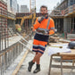 LUXE DIVA Men's Hi Vis Long Sleeve Polo Shirt & Shorts High Visibility Reflective Workwear Set
