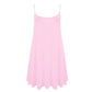 LUXEDIVA Women's Plain Cami Stretchy Flared Ladies Swing, Mini Dress Long Vest Top 8-22 Casual Soft Womenswear Comfortable Fashion Style Summer Casual Wear