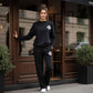 2Pc Knitted Lounge Wear Sets for Women UK, Crew Neck Long Sleeve Top & Drawstring Trousers Tracksuit, Warm Casual Daily Knitwear Set - LUXE DIVA2Pc Knitted Lounge Wear Sets for Women UK, Crew Neck Long Sleeve Top & Drawstring Trousers Tracksuit, Warm Casual Daily Knitwear SetKNitted MaxiLUXE DIVALUXE DIVA2PcKnitLogoTsuitBlkSM2Pc Knitted Lounge Wear Sets for Women UK, Crew Neck Long Sleeve Top & Drawstring Trousers Tracksuit, Warm Casual Daily Knitwear Set8-10Black