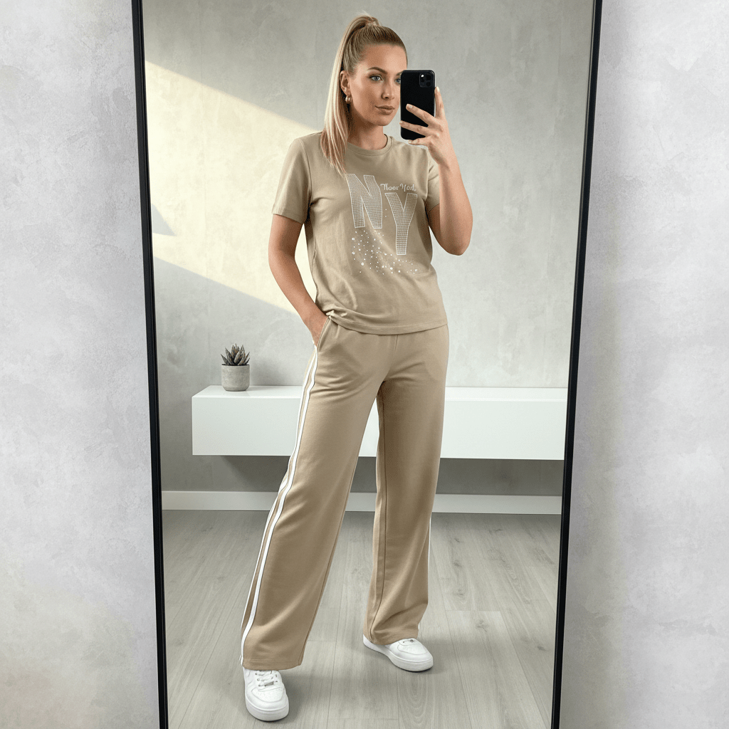 2PC New York Contrast Top with Adjustable Trousers – Stylish Spring Summer Co - Ord Set for Casual & Chic Everyday Wear - LUXE DIVA2PC New York Contrast Top with Adjustable Trousers – Stylish Spring Summer Co - Ord Set for Casual & Chic Everyday WearLUXE DIVALUXE DIVA2PCNYSSTroSetBeige6-122PC New York Contrast Top with Adjustable Trousers – Stylish Spring Summer Co - Ord Set for Casual & Chic Everyday Wear6 - 12Beige