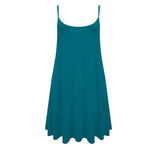 Load image into Gallery viewer, LUXEDIVA Women&#39;s Plain Cami Stretchy Flared Ladies Swing, Mini Dress Long Vest Top 8-22 Casual Soft Womenswear Comfortable Fashion Style Summer Casual Wear
