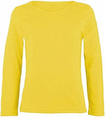 Load image into Gallery viewer, LUXE-DIVA Girls Boy Kids Plain Basic Long Sleeve Round Neck T-Shirt Stretch School Tee Top 2-13 Years
