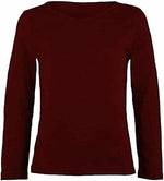 Load image into Gallery viewer, Girls Boy Kids Plain Basic Long Sleeve Round Neck T-Shirt Stretch School Tee Top 2-13 Years
