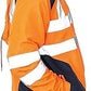LUXE DIVA Hi Viz High Visibility Short Sleeve Polo Shirts - Men's Reflective Tape Safety Hi Vis Security Work Breathable Lightweight Workwear T-Shirt Tops