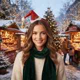 LUXE DIVA Festive Christmas Headbands for Adults – Fun Holiday Party Hair Accessories