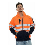 Load image into Gallery viewer, HUBIBUBI Mens Hi Viz Body Warmer High Visibility Gilet Jacket | Hi Viz Fleece Lined Waterproof Workwear Security Safety Wear Reflective Tape Gilet Waistcoat Phone &amp; ID Pockets Vest Top S-3XL
