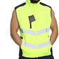 LUXE DIVA Men's Hi-Vis Body Warmer Gilet Reflective Tape