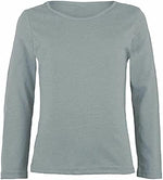 Load image into Gallery viewer, LUXE-DIVA Girls Boy Kids Plain Basic Long Sleeve Round Neck T-Shirt Stretch School Tee Top 2-13 Years
