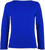 Load image into Gallery viewer, Girls Boy Kids Plain Basic Long Sleeve Round Neck T-Shirt Stretch School Tee Top 2-13 Years

