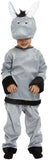 LUXE DIVA Kids Grey Donkey Fancy Dress Costume Nativity