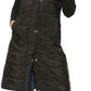 LUXE DIVA Women's Longline Puffer Gilet Hooded Quilted Warm