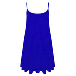 Load image into Gallery viewer, LUXEDIVA Women&#39;s Plain Cami Stretchy Flared Ladies Swing, Mini Dress Long Vest Top 8-22 Casual Soft Womenswear Comfortable Fashion Style Summer Casual Wear
