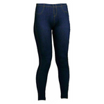 Load image into Gallery viewer, LUXE DIVA Ladies Stretchy denim look Jeggings legging
