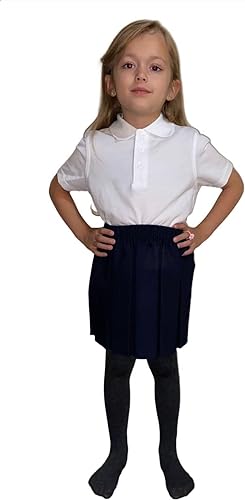 LUXE DIVA School Uniform Girls Summer Formal Dress Bottom Full Elastic Box Pleat Skirt Only Uniform