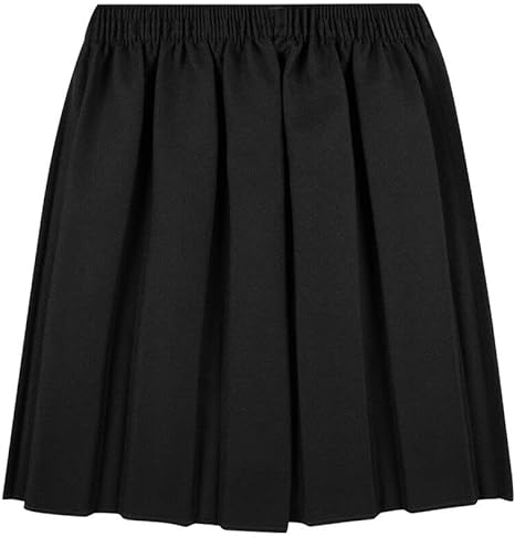 LUXE DIVA School Uniform Girls Summer Formal Dress Bottom Full Elastic Box Pleat Skirt Only Uniform