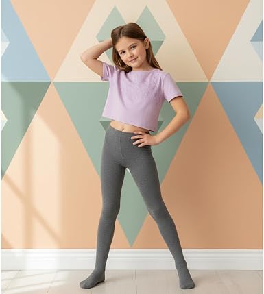 LUXE DIVA Girls Cotton Tights School