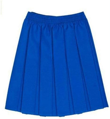 LUXE DIVA School Uniform Girls Summer Formal Dress Bottom Full Elastic Box Pleat Skirt Only Uniform